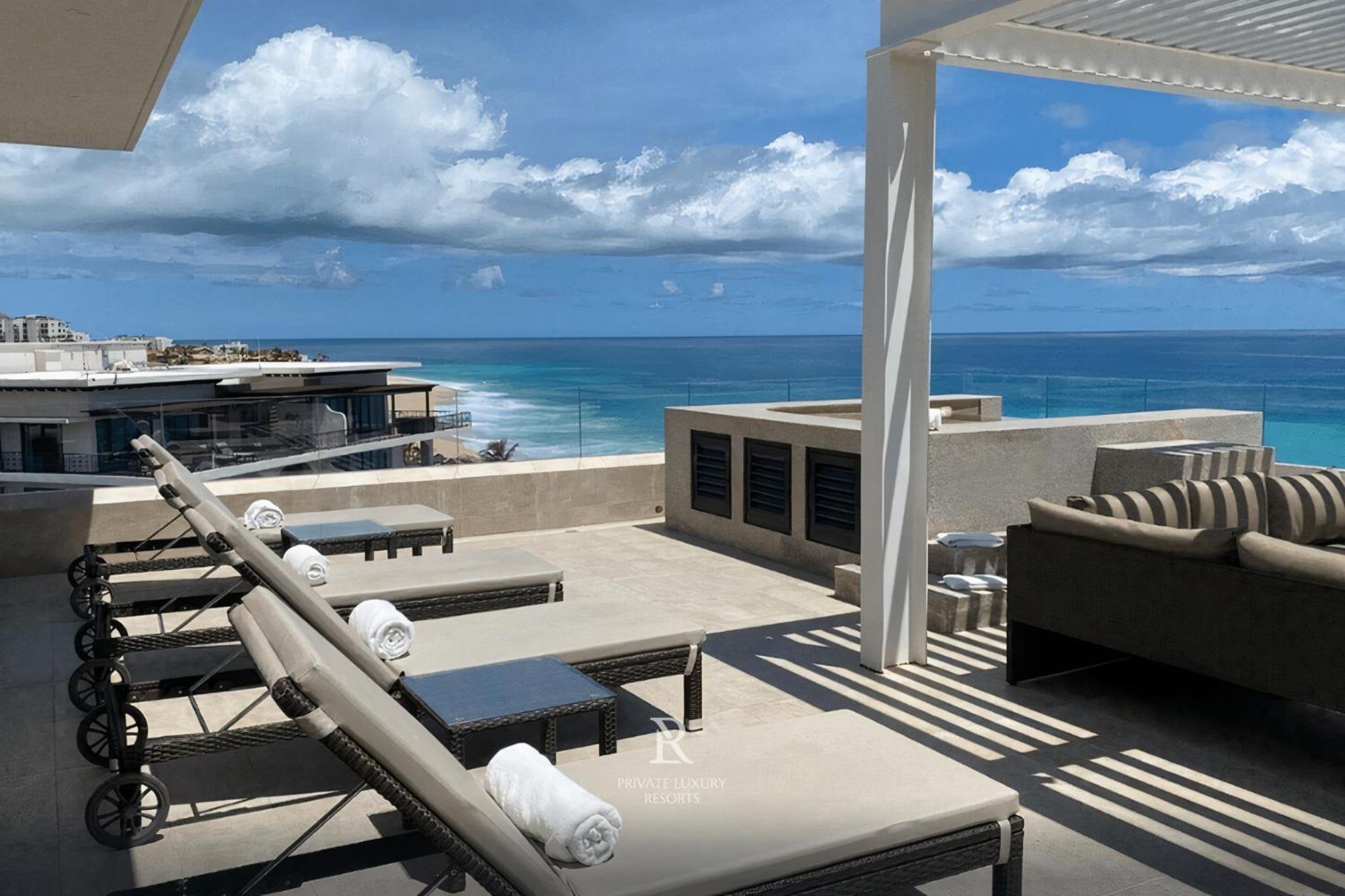Resort Three Bdr Penthouse Ocean Front-villa La Valencia Cabo San Lucas